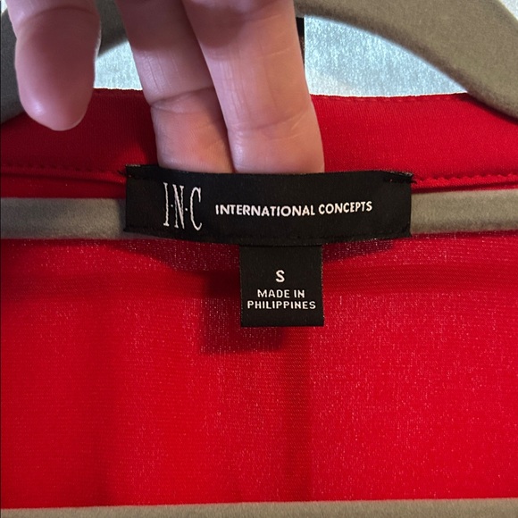 INC Red Women's Top - Picture 2 of 4
